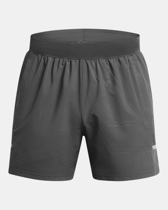 Men's UA Zone Pro 5" Shorts, Gray, pdpMainDesktop image number 4